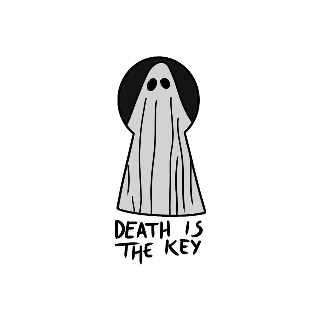 Death Is The Key Sticker